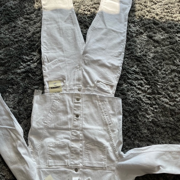 Authentic All White L’Agence Sara high rise cropped slim jeans size 29 - Picture 16 of 16